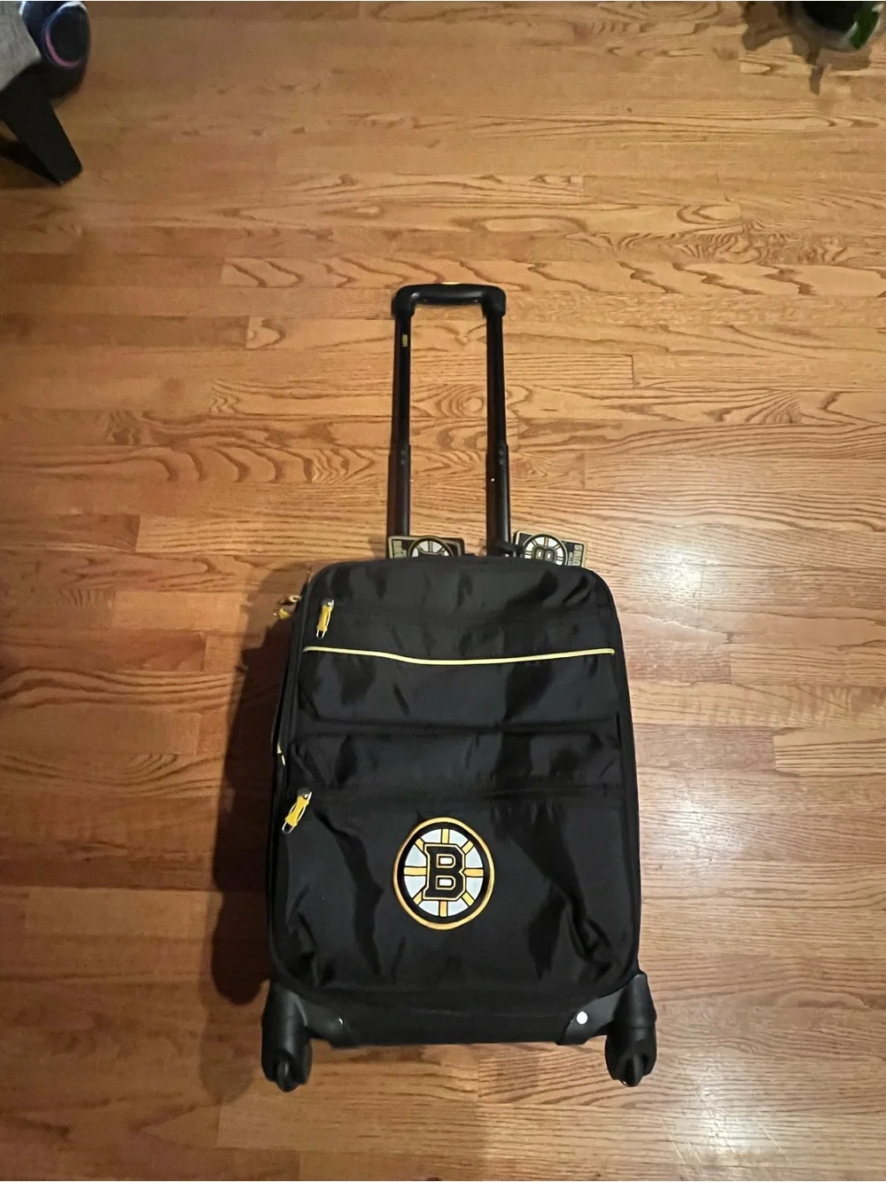 Boston Bruins 21” Black & Yellow Travel Carry-On Bag